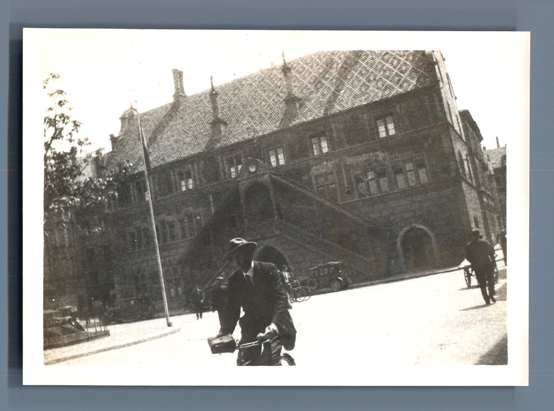 Ancienne Photo De Course Cycliste - Tirage Argentine Vintage 9x12 Cm - Circa 1900