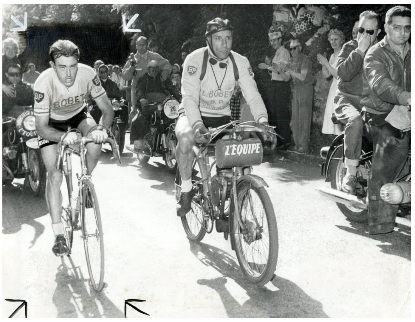Moto de Presse années 50/60, Tour de France, Ortf, radio - Location tournage cinéma avec Cast'Things