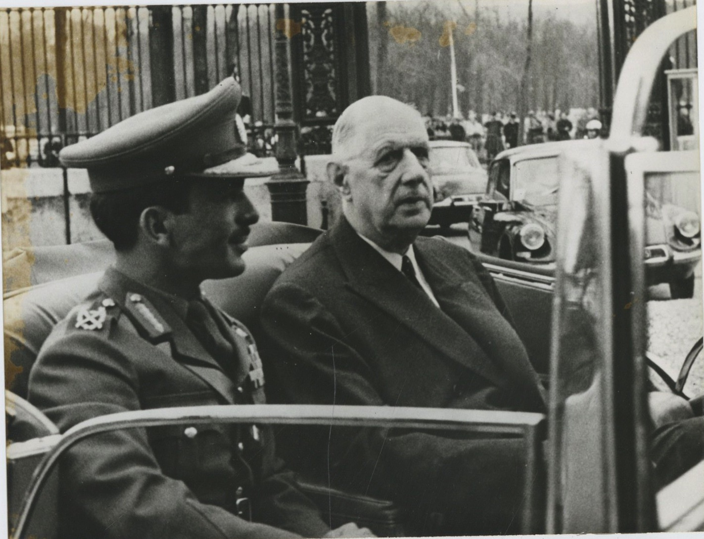 Général De Gaulle Vintage print, , Charles de Gaulle, souvent nommé le