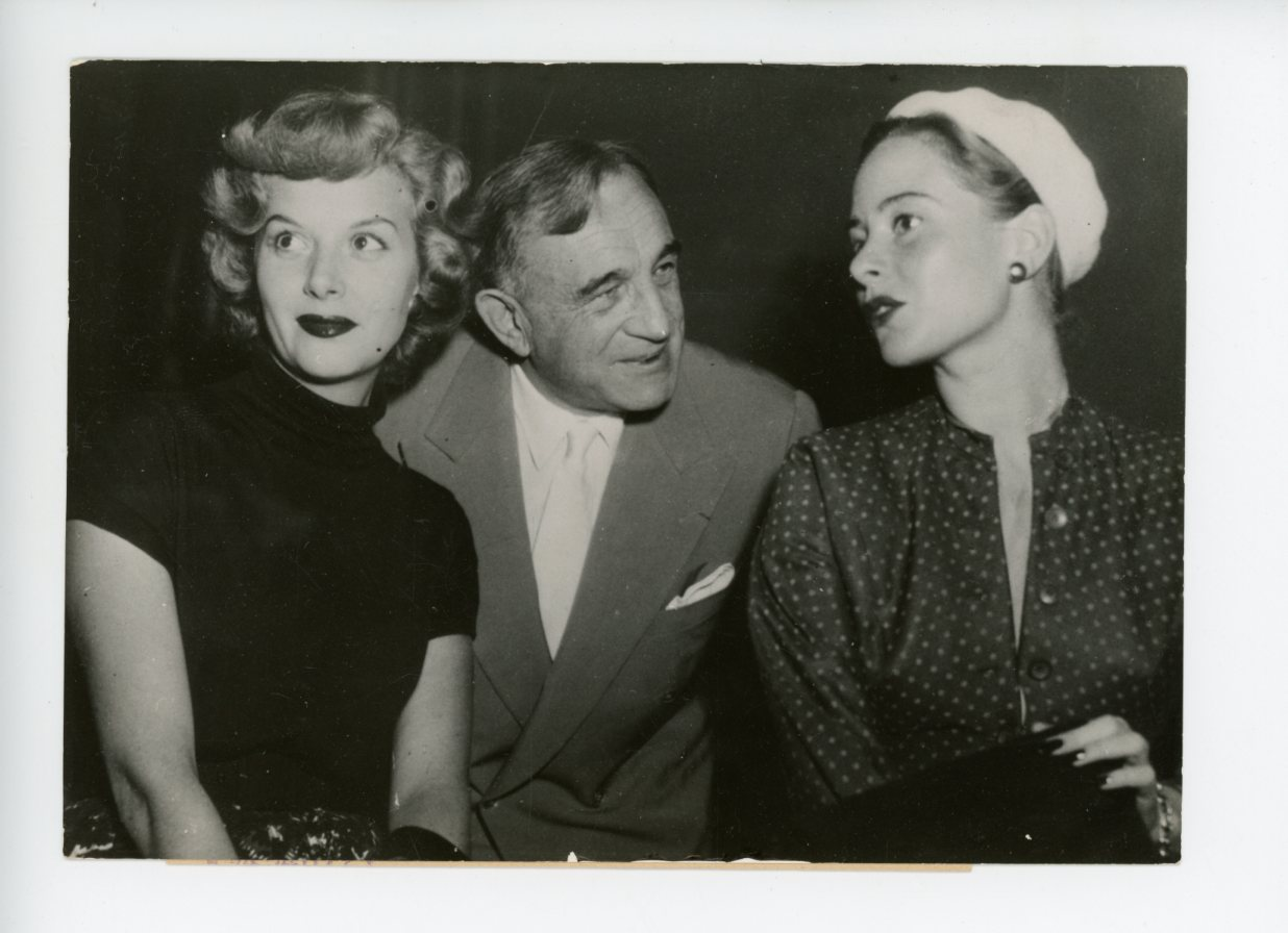 Michèle philippe, Charles vanel and genevieve page in Buenos-Aires, the ...