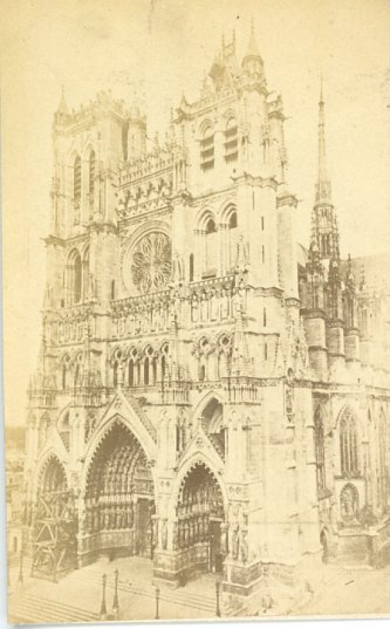 France, Amiens cathedral d ' vintage albumen print tirage albumen. 5 | eBay