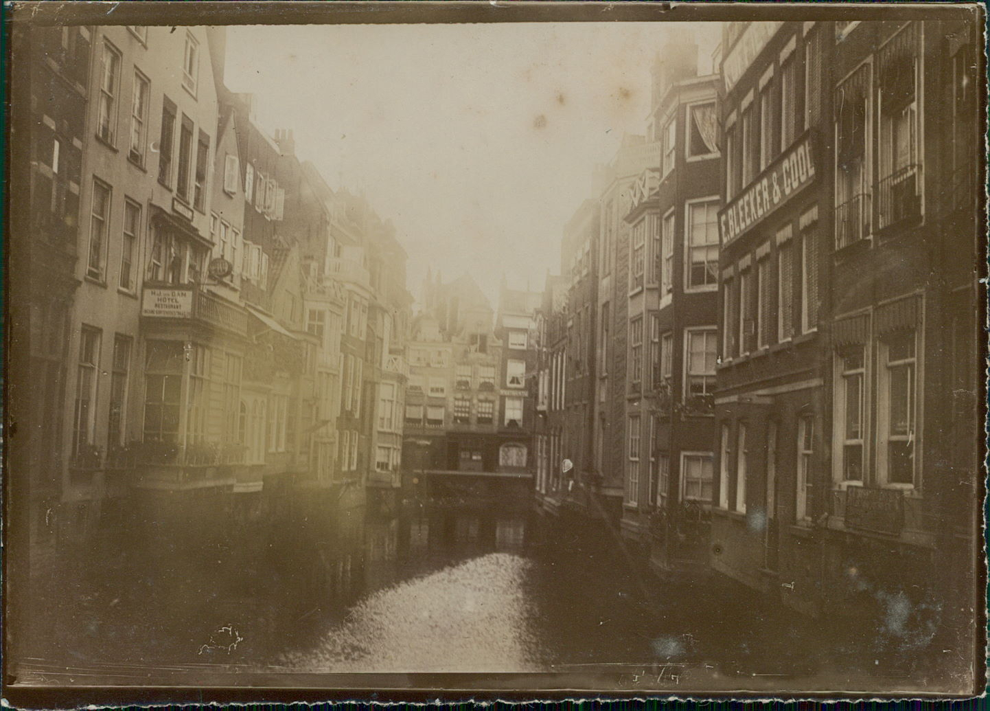 Nederland, Rotterdam, 1912 Vintage citrate print. Netherlands. Pays Bas