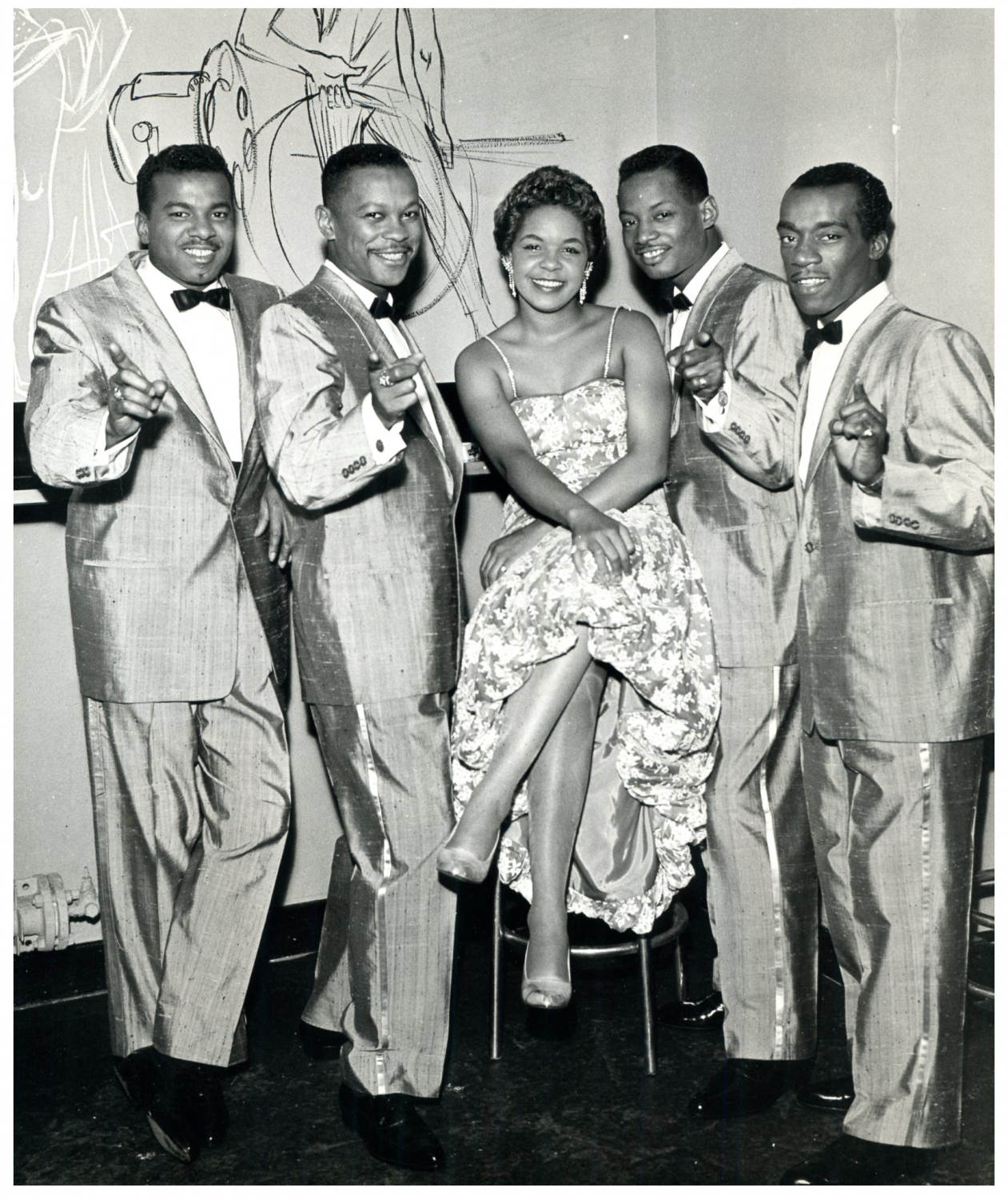 U.s.a., zola taylor and the platters vintage. the platters were one of