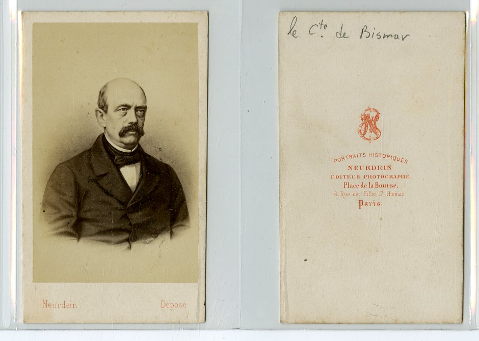 E. neurdein, count otto von bismarck d � after a drawing